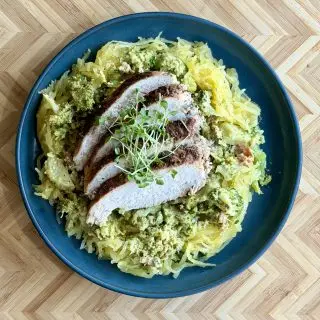W30 Paleo Chicken Bacon Broccoli Alfredo
