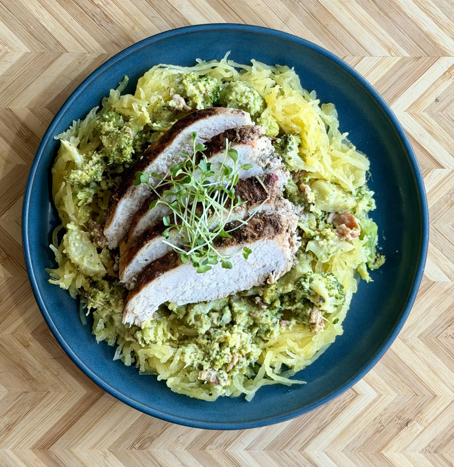 Chicken Bacon Broccoli Alfredo