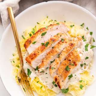 W30 Paleo Chicken Bacon Broccoli Alfredo