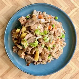 Flex Chicken and Squash Stir-fry with Fried-Rice