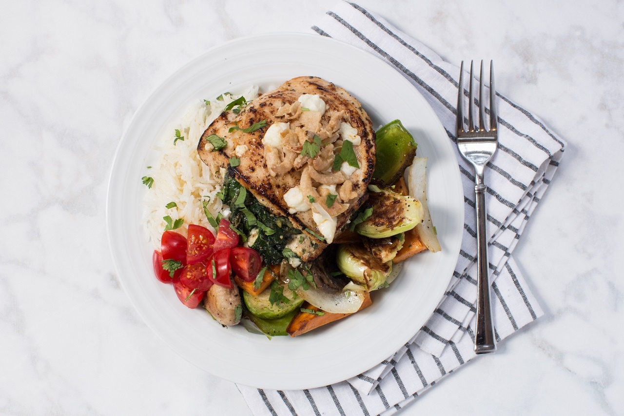 Flex Spinach & Feta Stuffed Chicken Breast