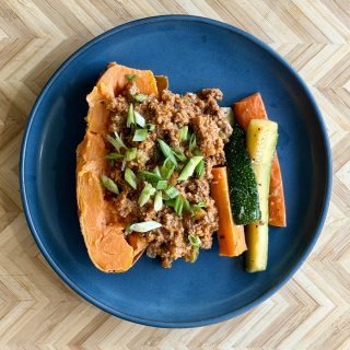 W30 Paleo Sloppy Joe Stuffed Sweet Potatoes