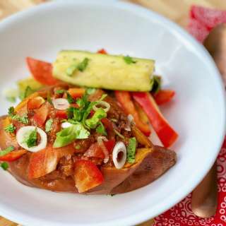 W30 Paleo Sloppy Joe Stuffed Sweet Potatoes