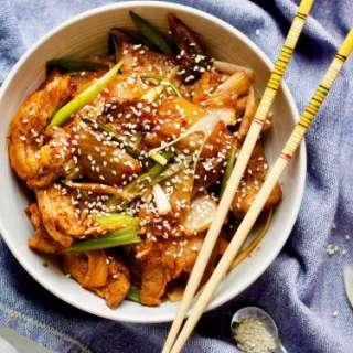 W30 Paleo Chicken Kimchi Stir Fry