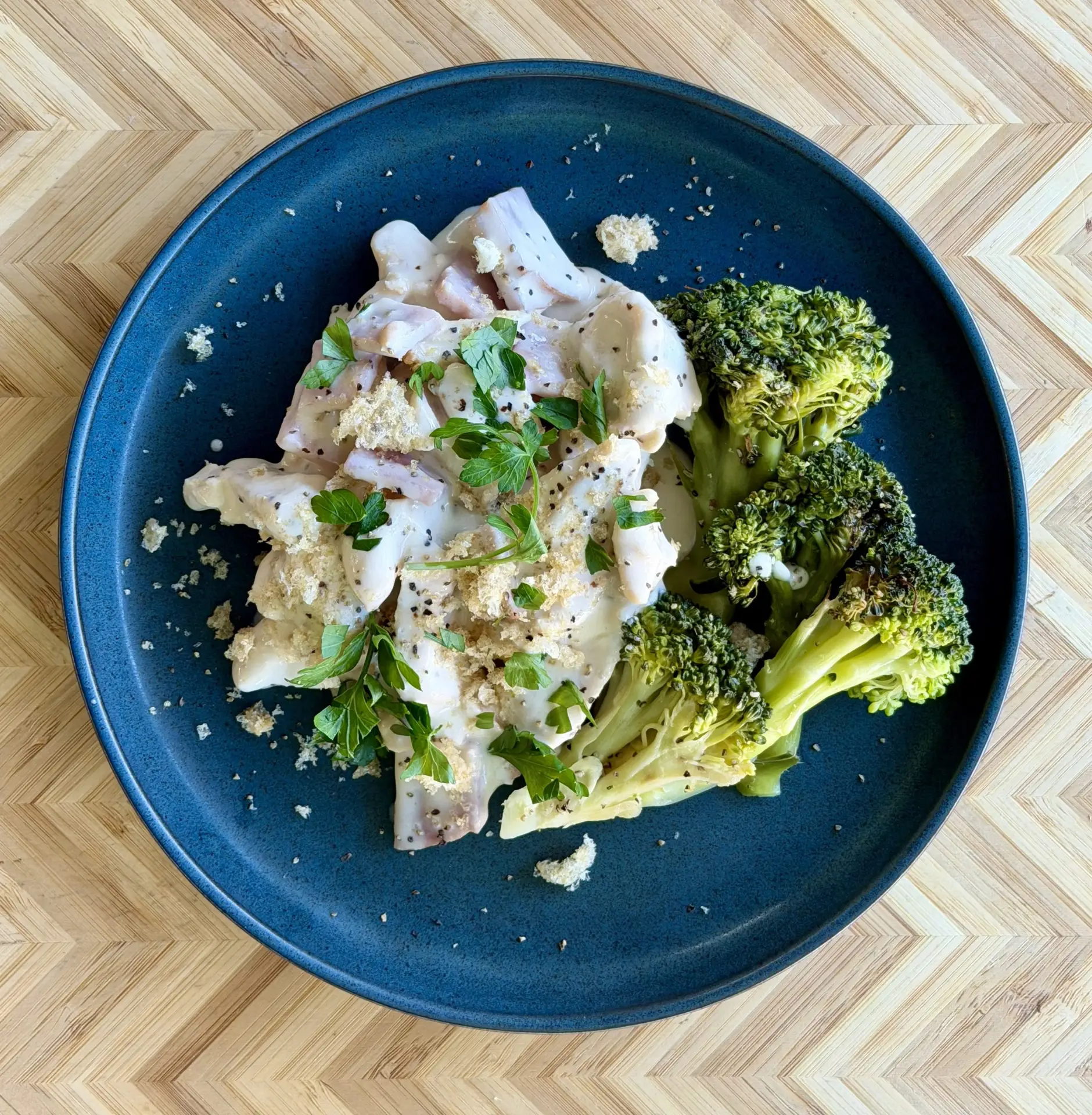 Carb Conscious Chicken Cordon Bleu