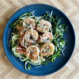 Carb Conscious Creamy Tuscan Shrimp