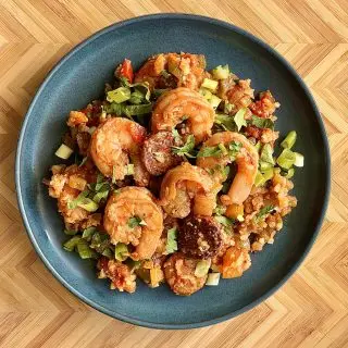 W30 Paleo Sausage & Shrimp Jambalaya