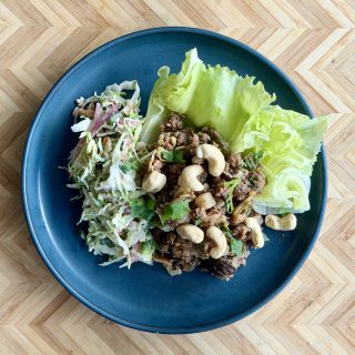 W30 Paleo Beef Cashew Lettuce Cups