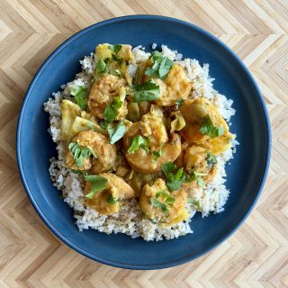 Flex Pineapple Shrimp Curry