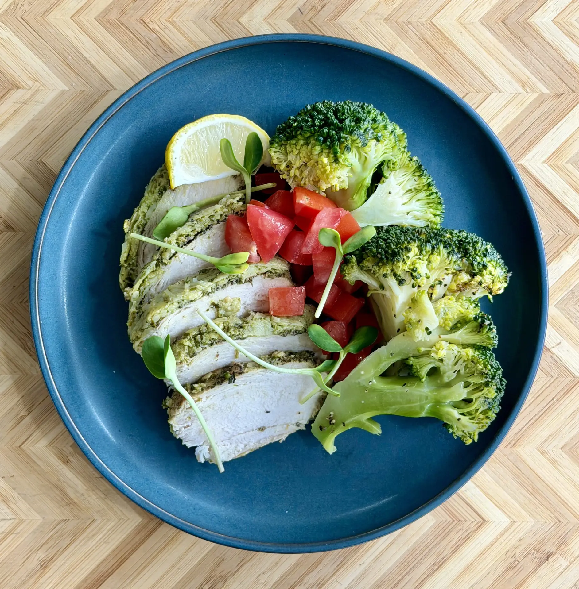 Carb Conscious Cheesy Italian Baked Chicken