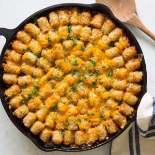 Family Sloppy Joe Tater Tot Casserole
