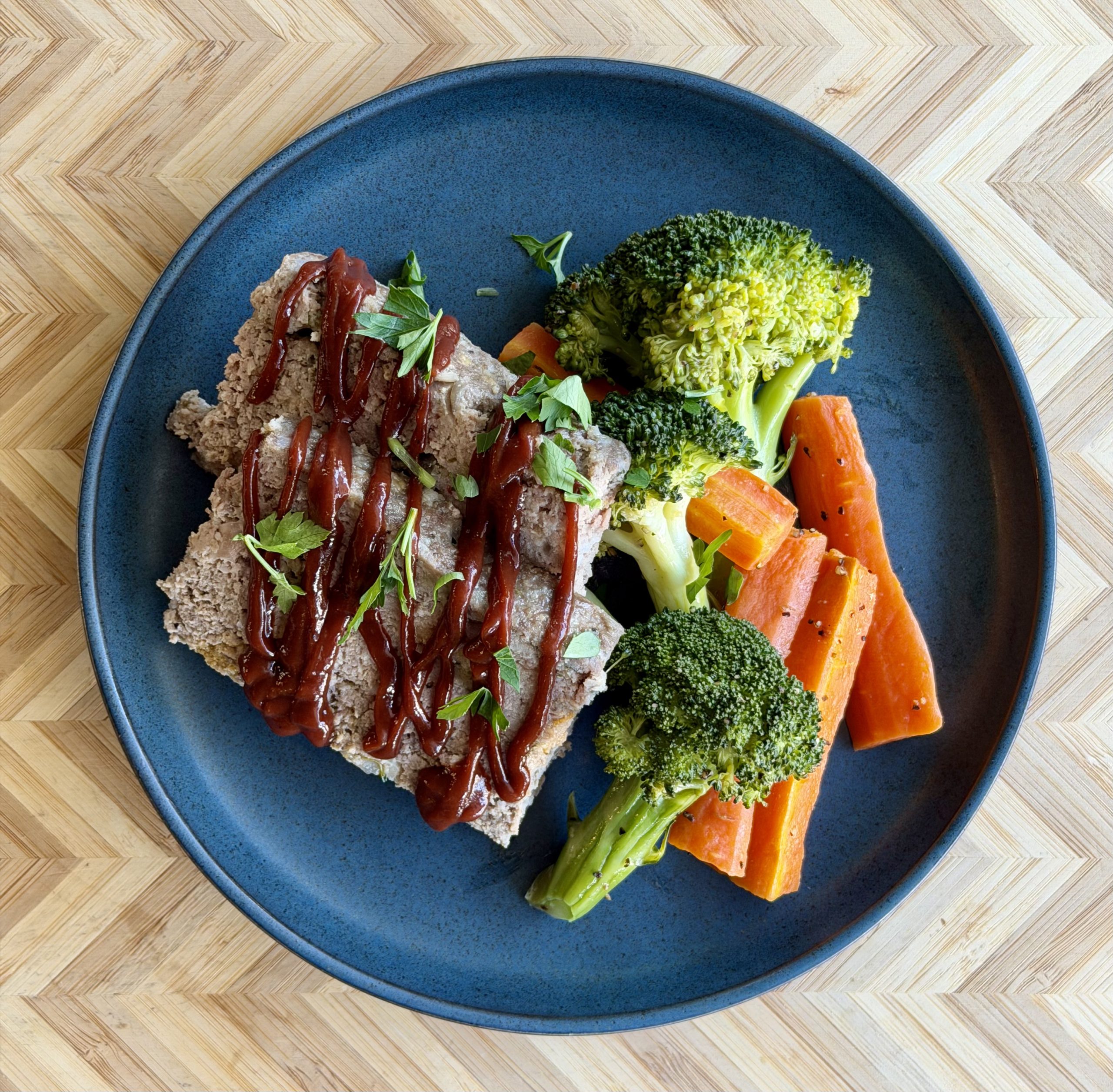 Carb Conscious Cheesy BBQ Meatloaf
