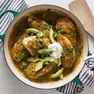 Carb Conscious Tomatillo Chicken
