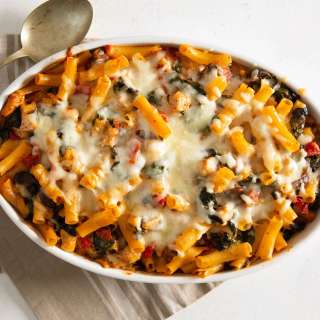 Family Chicken and Creamy Pasta Casserole