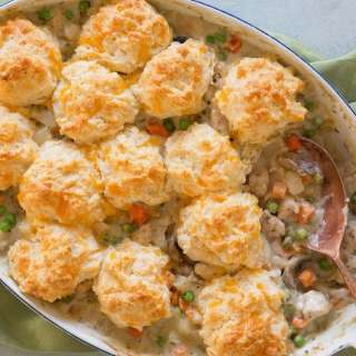 Family Chicken Biscuit Pot Pie