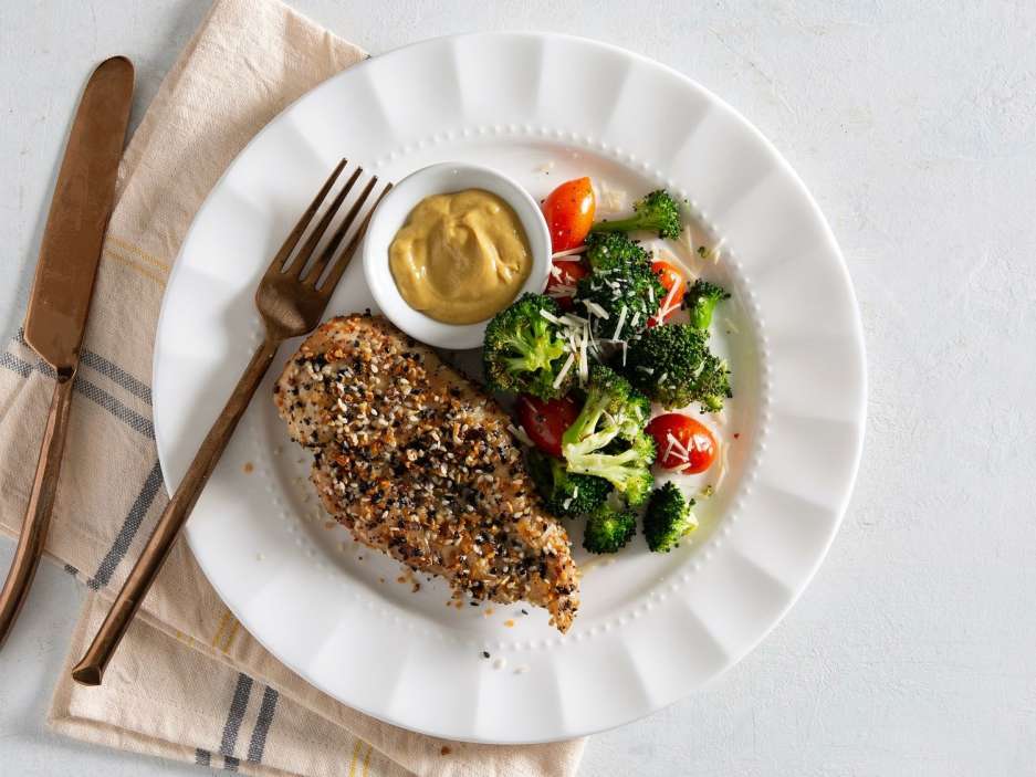 Carb Conscious Everything Bagel Chicken