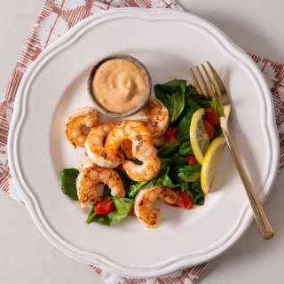 Carb Conscious Shrimp with Remoulade