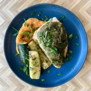 Pistachio Pesto Salmon