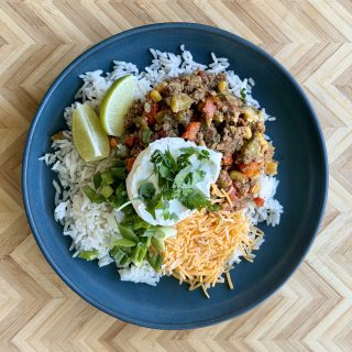 Flex Beef Taco Rice Bowls