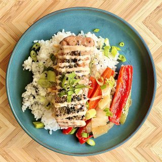 Flex Furikake Crusted Salmon