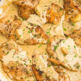 W30 Paleo Roasted Garlic Creamy Chicken