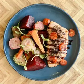 W30 Paleo Balsamic Bruschetta Salmon
