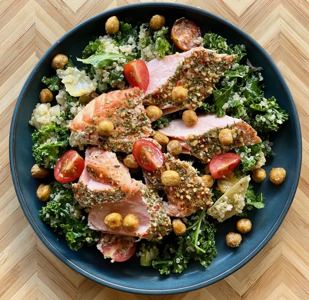 Aglio Olio Salmon