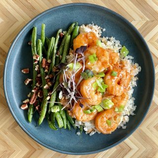 Carb Conscious Buffalo Shrimp