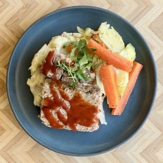 Flex Bacon Basil Meatloaf