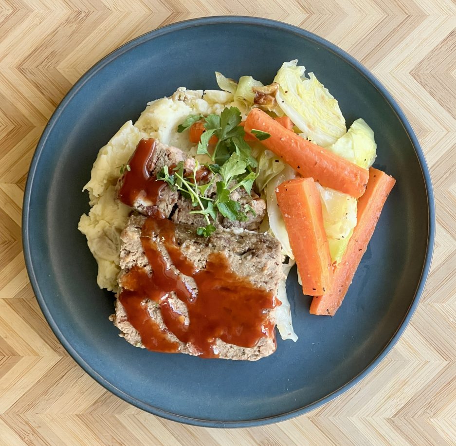 Flex Bacon Basil Meatloaf