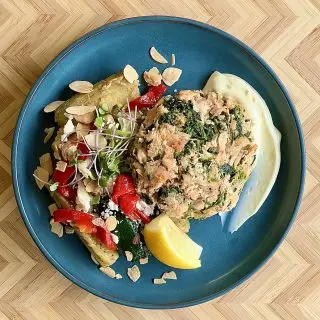 Carb Conscious Mediterranean Salmon Patties
