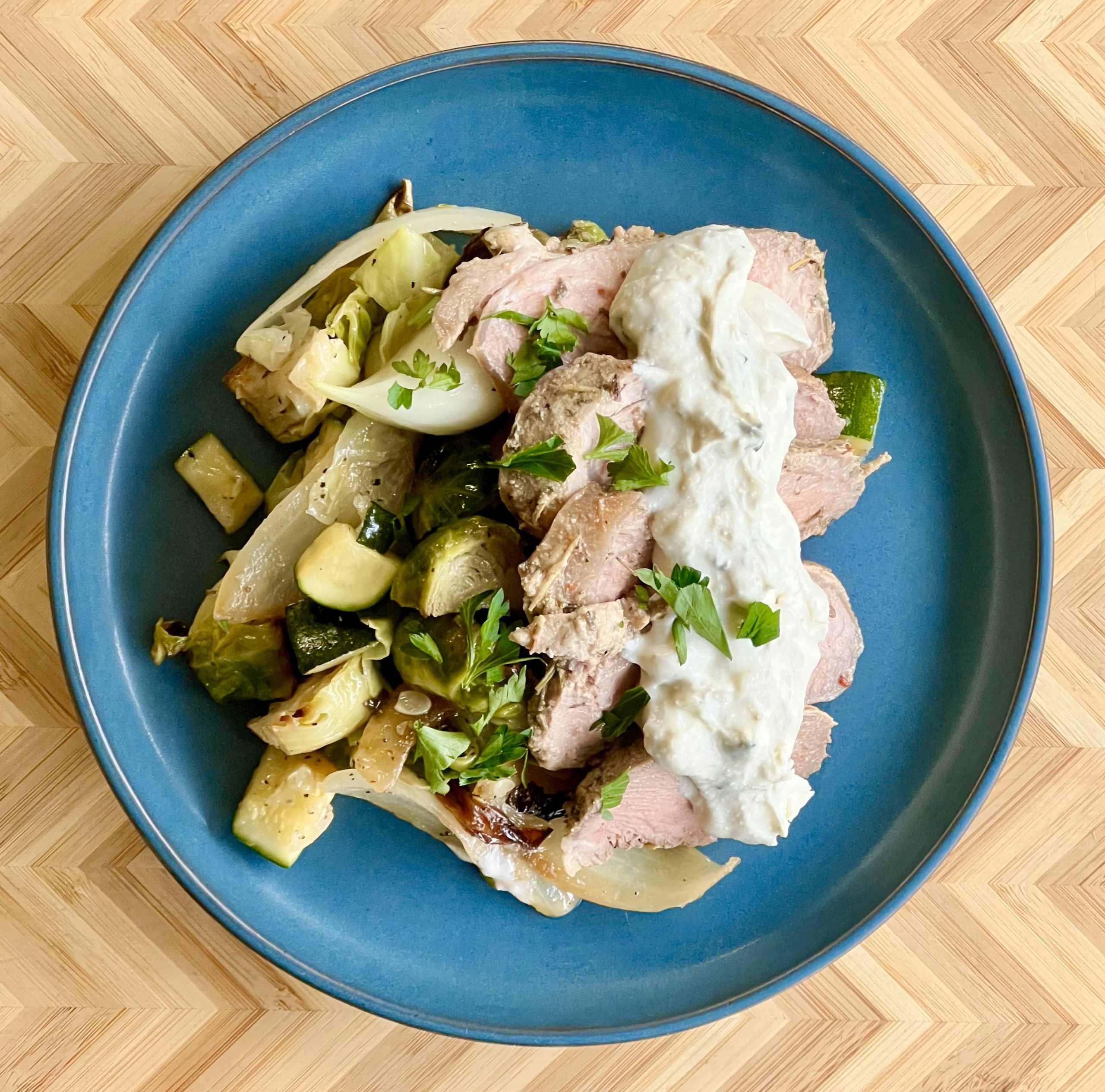 Blue Cheese Pork Medallions