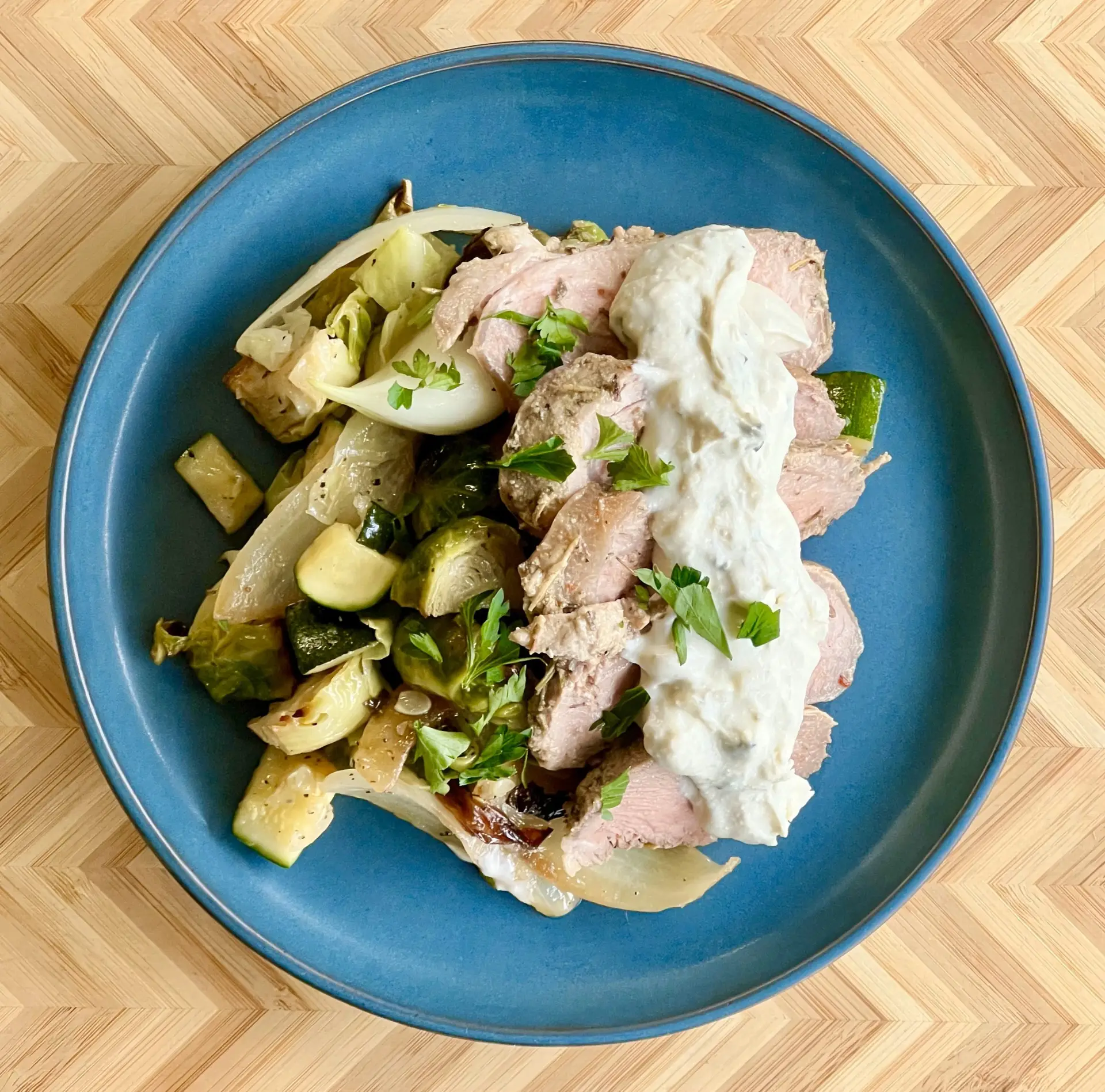 Blue Cheese Pork Medallions
