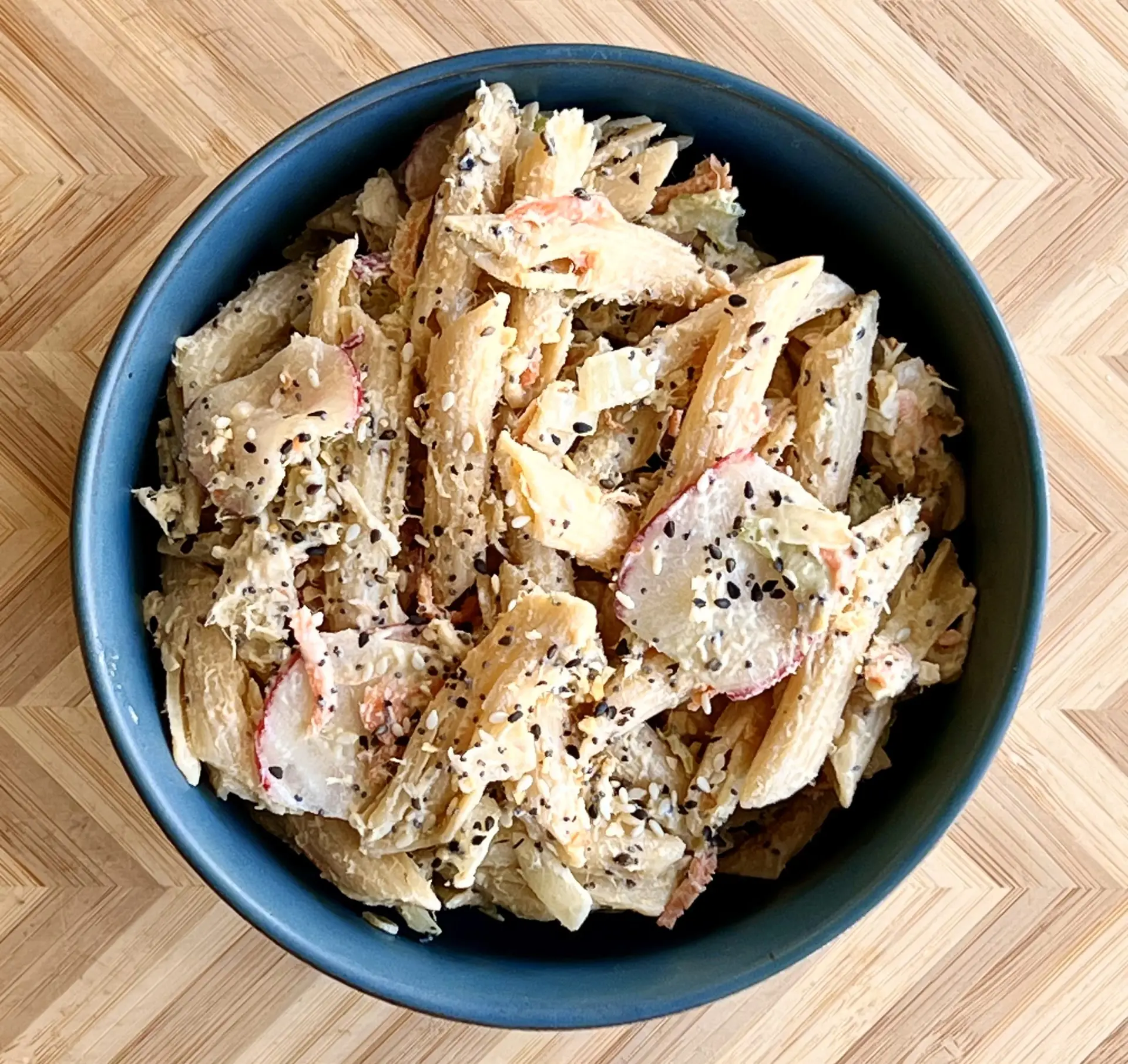 Everything Bagel Pasta Salad