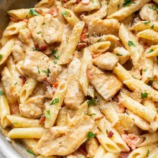 Peanut Chicken Protein Pasta Salad