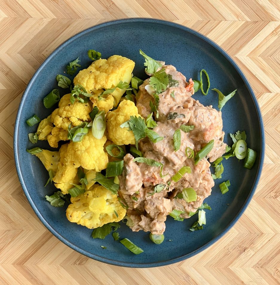 Carb Conscious Indian Butter Chicken