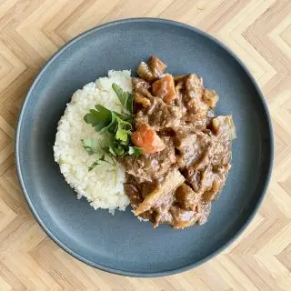 Carb Conscious Beef Bourguignon Stew