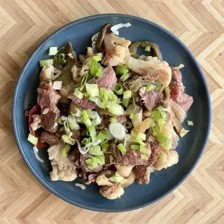 Carb Conscious Asian Beef and Cauliflower