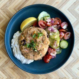 Carb Conscious Salmon Patties